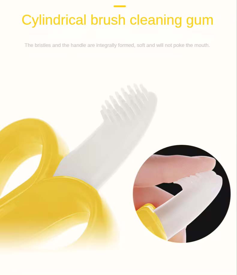 BABYDISE Baby Banana Teether Toothbrush